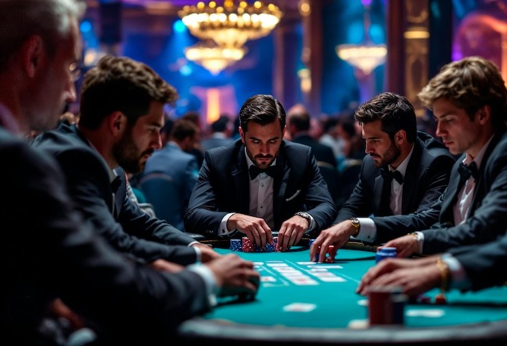 Caribbean Stud Poker live dealer table on riches138